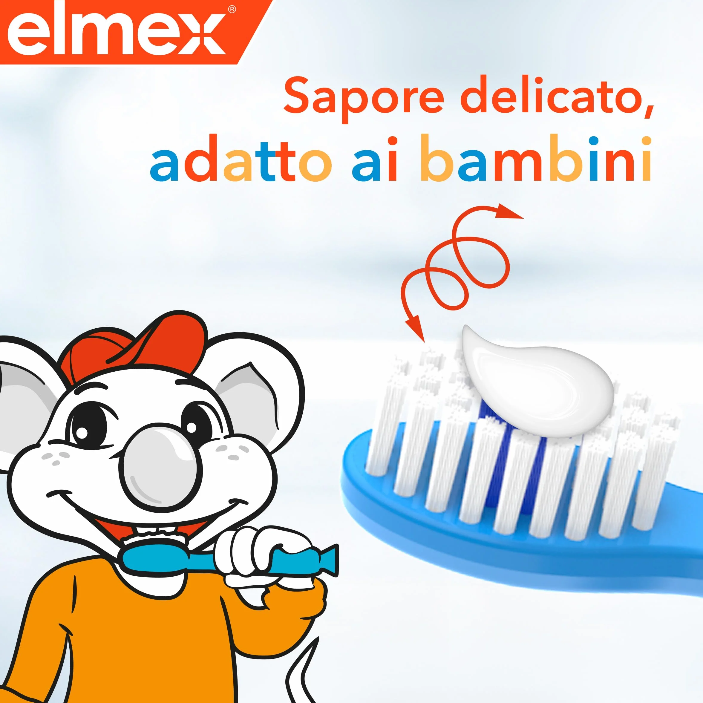 Elmex Dentifricio per Bambini 50ml Protezione Carie Denti da Latte