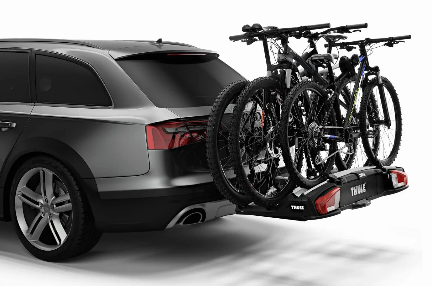 Thule Velospace Xt Platform Towbar Bike Rack Black/aluminum, 2(3) bikes