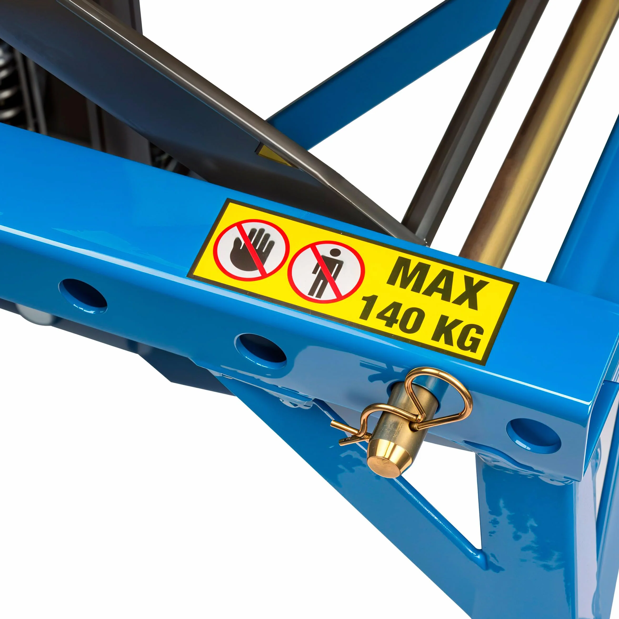STIX Sollevatore idraulico per moto, 140 kg, con ruote SRM-01, altezza regolabile da 350 a 870 mm, per moto, quad, ATV, tavolo di sollevamento mobile