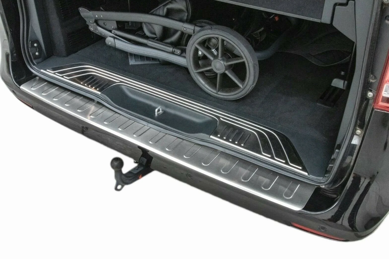 Protezione per paraurti in Acciaio Inox Opaco Compatibile con Mercedes Vito W447 Classe V W447