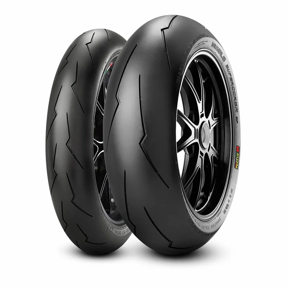 Coppia Pneumatici 180/55 ZR 17 con 120/70 ZR 17 - DIABLO SUPERCORSA V2 SP