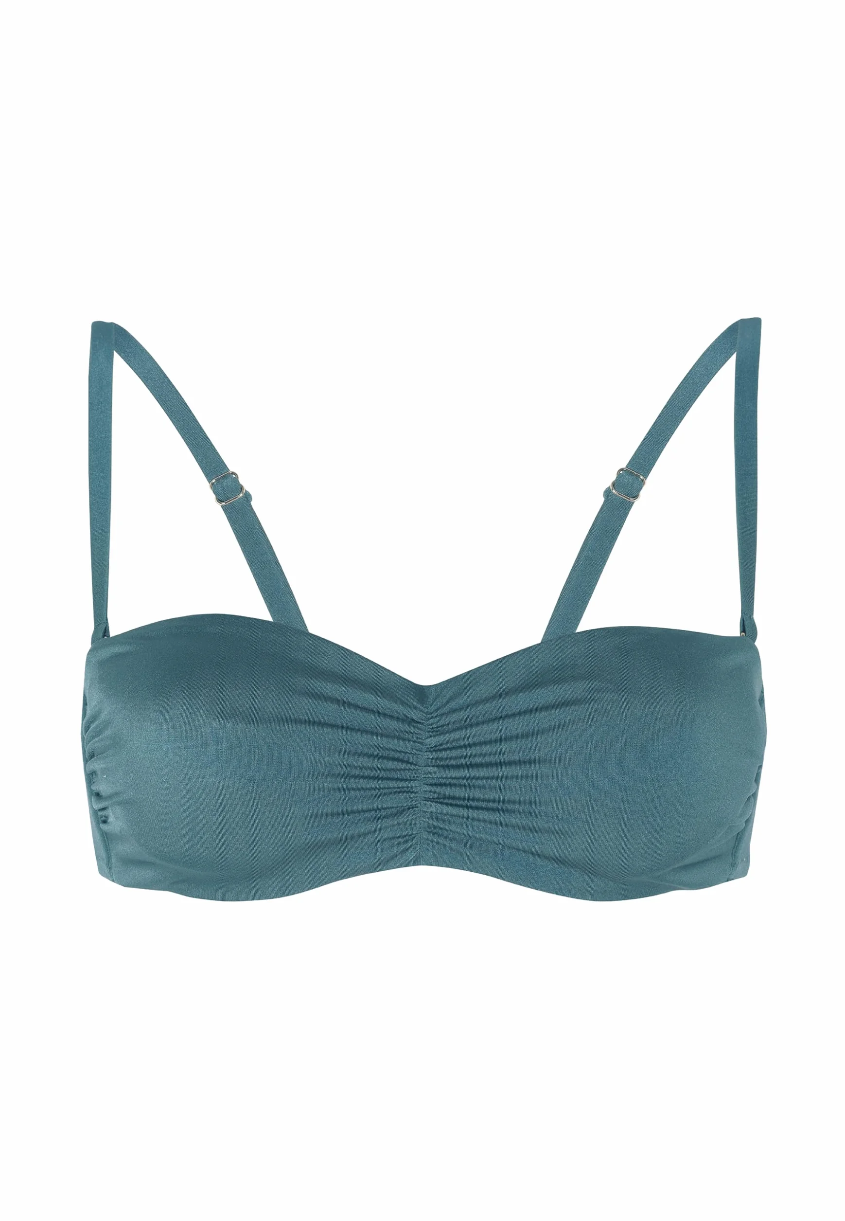 Lovable Reggiseno a Fascia con Ferretto Microfibra Lucida Donna Verde Mediterraneo 38C