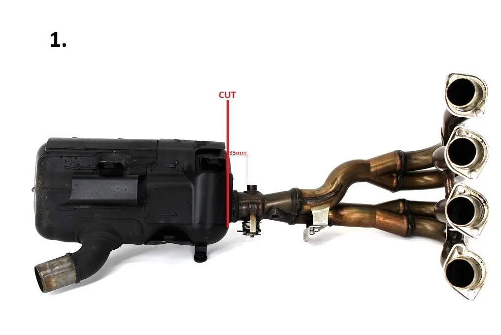 DOMINATOR Collettore di raccordo centrale compatibile con GSXR 600 K8 K9 L0 2008-2010