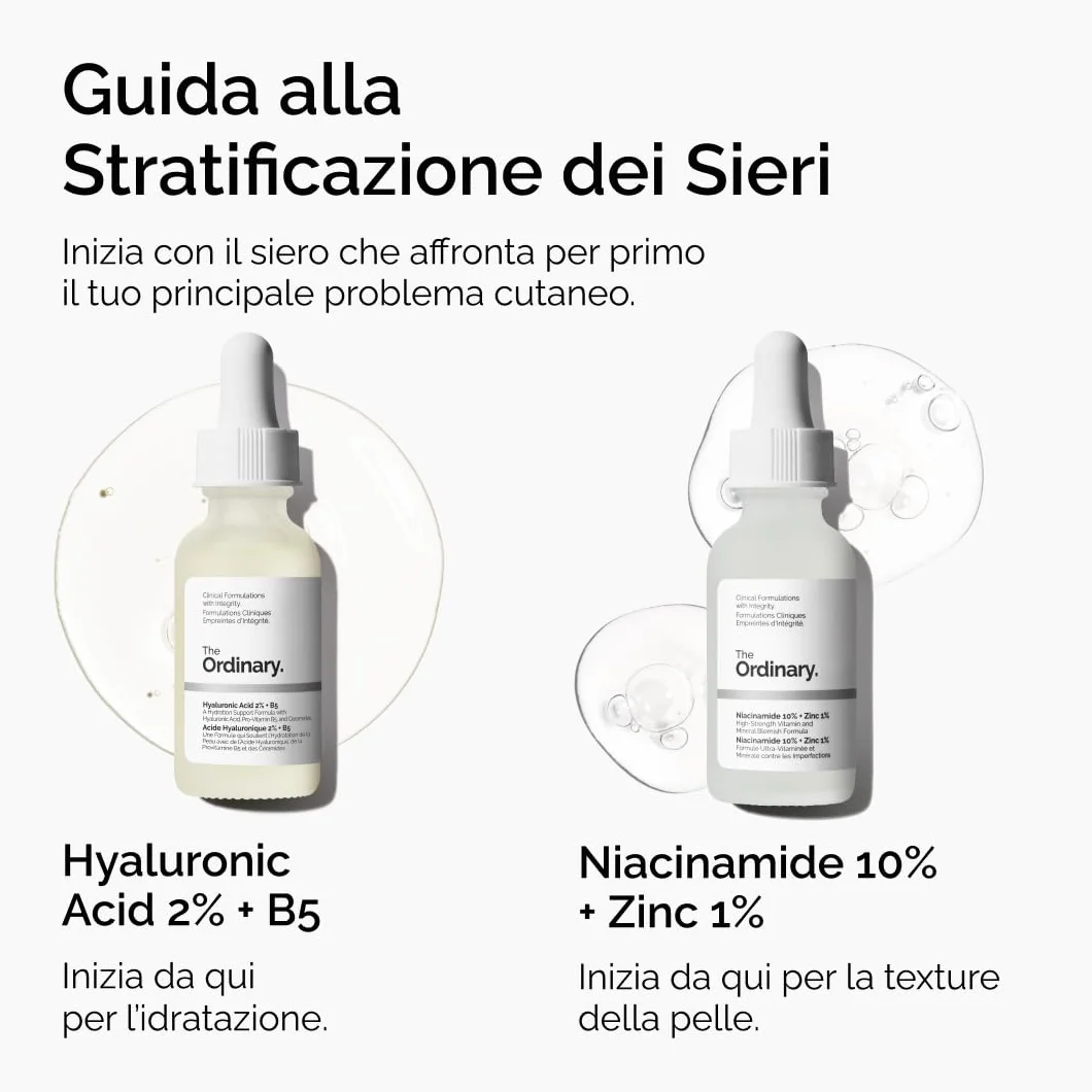The Ordinary Hyaluronic Acid 2% + B5 30ml Siero Idratante Multi-Strato