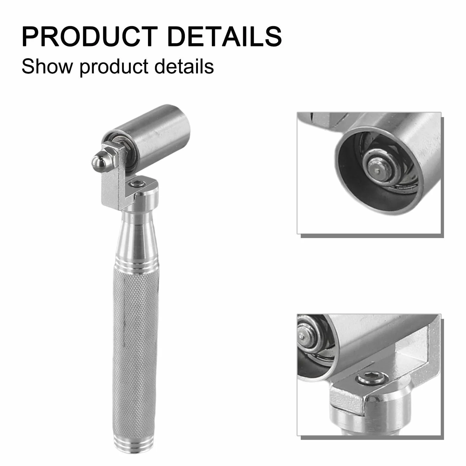 Rullo a pressione piatto in acciaio inossidabile per cuciture in PVC ordinario spesso, tessuto non tessuto, tessuto (40 mm)