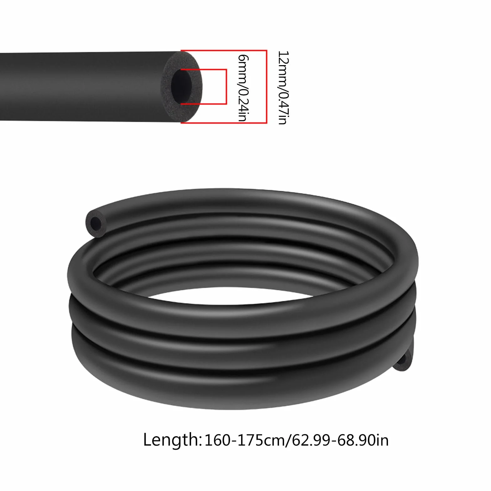 Cavo Schiuma Manicotto Diametro Interno 6mm Bike Telaio Alloggiamento Interno Ammortizzatore Protector Bicicletta