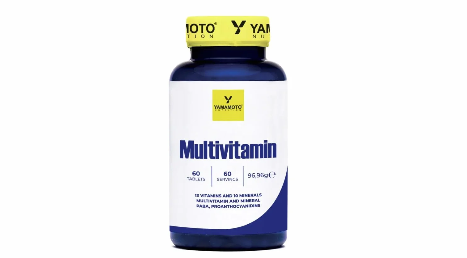 YAMAMOTO Nutrition Multi VITAMIN 60 Compresse Integratore Alimentare Multivitaminico e Multi Minerale
