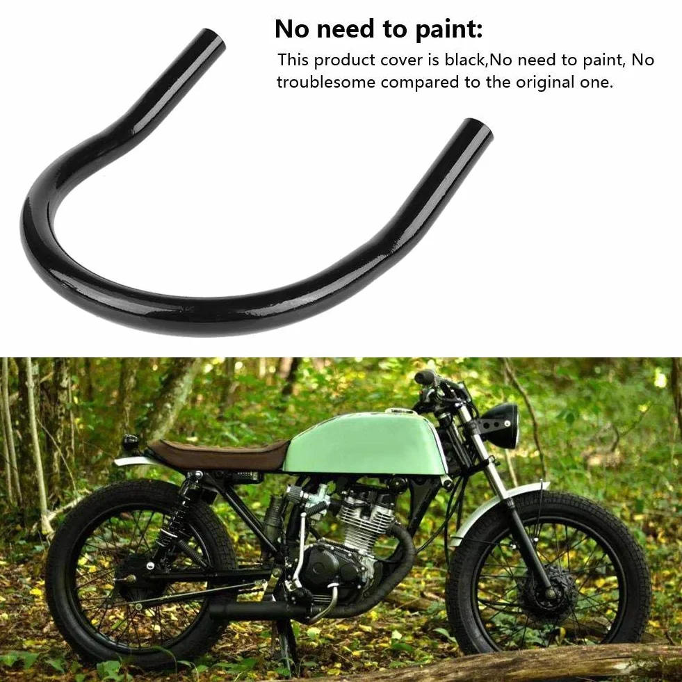 Telaio Moto Sedile Posteriore Staffa di Montaggio 230mm Curva Telaio Cafe Racer Universale