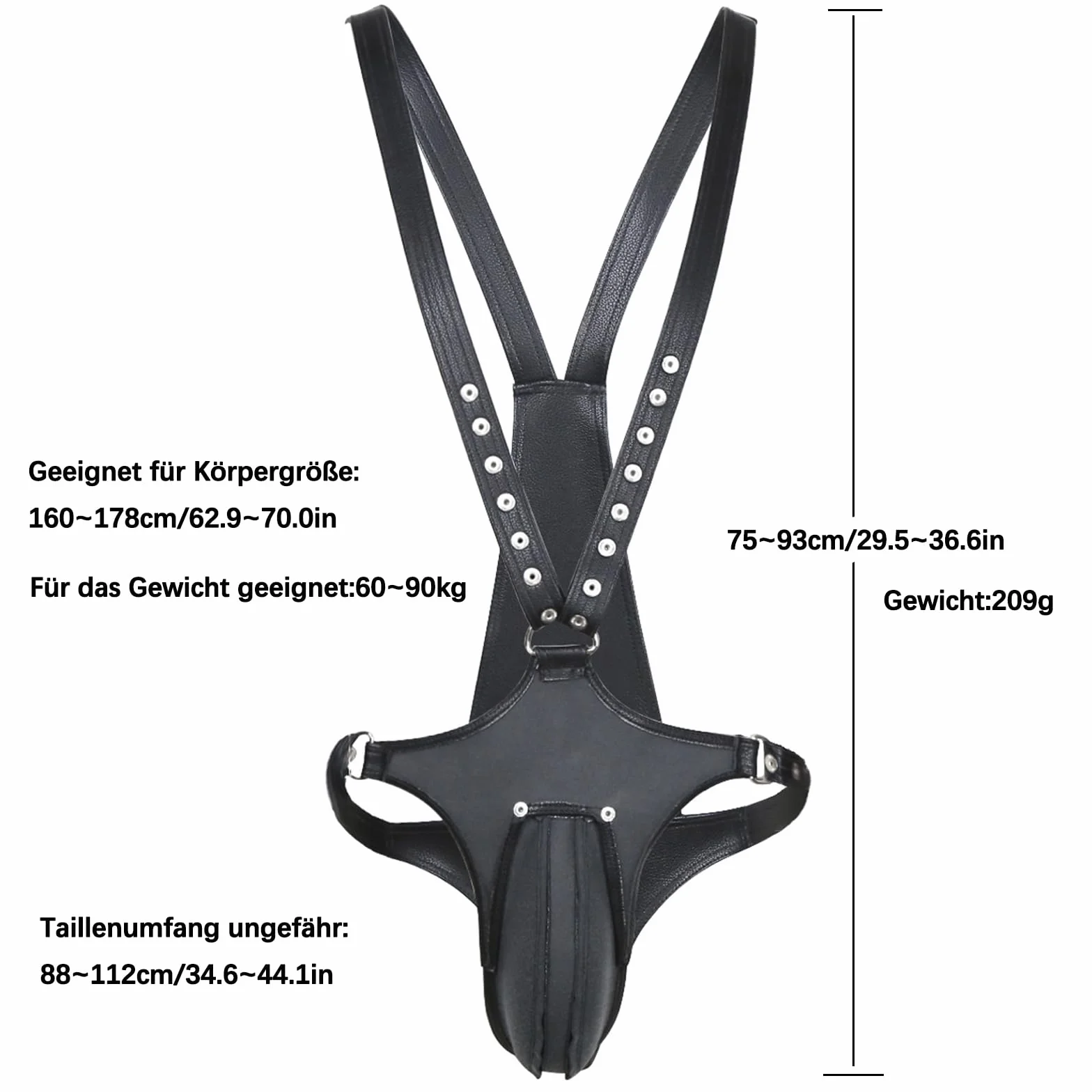 Intimo Harness Uomini Pelle Fetish Festival Rave Sissy Lingerie Gay Bodysuit Erotico Cosplay