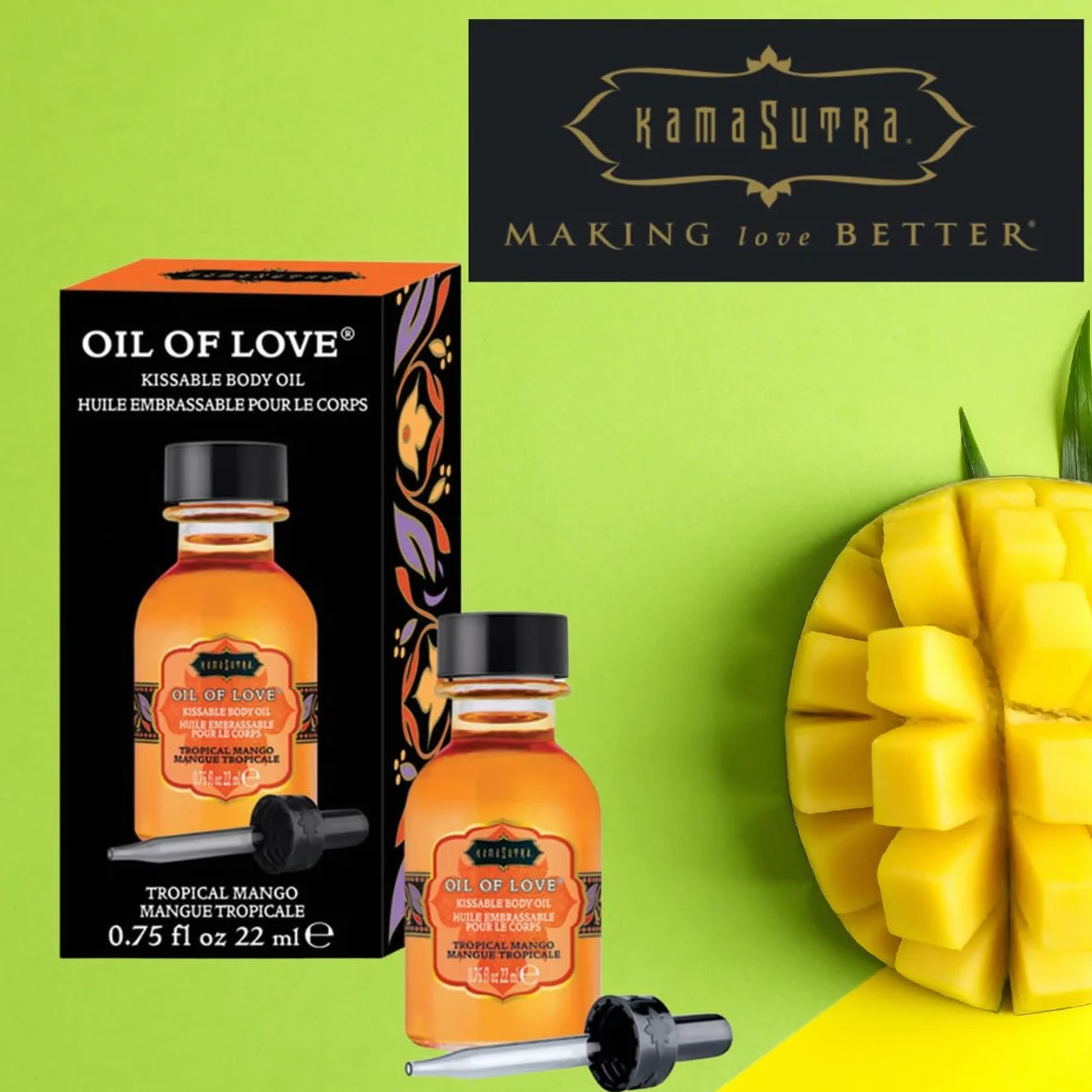 Kama Sutra Oil Of Love Tropical Mango Liquid Massage 85 g