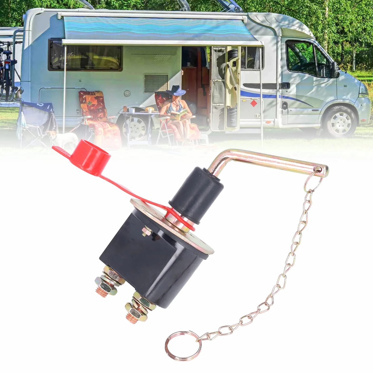 Interruttore stacca batteria, interruttore staccabatteria 300A di sicurezza 12-24V universale per camion per yacht per