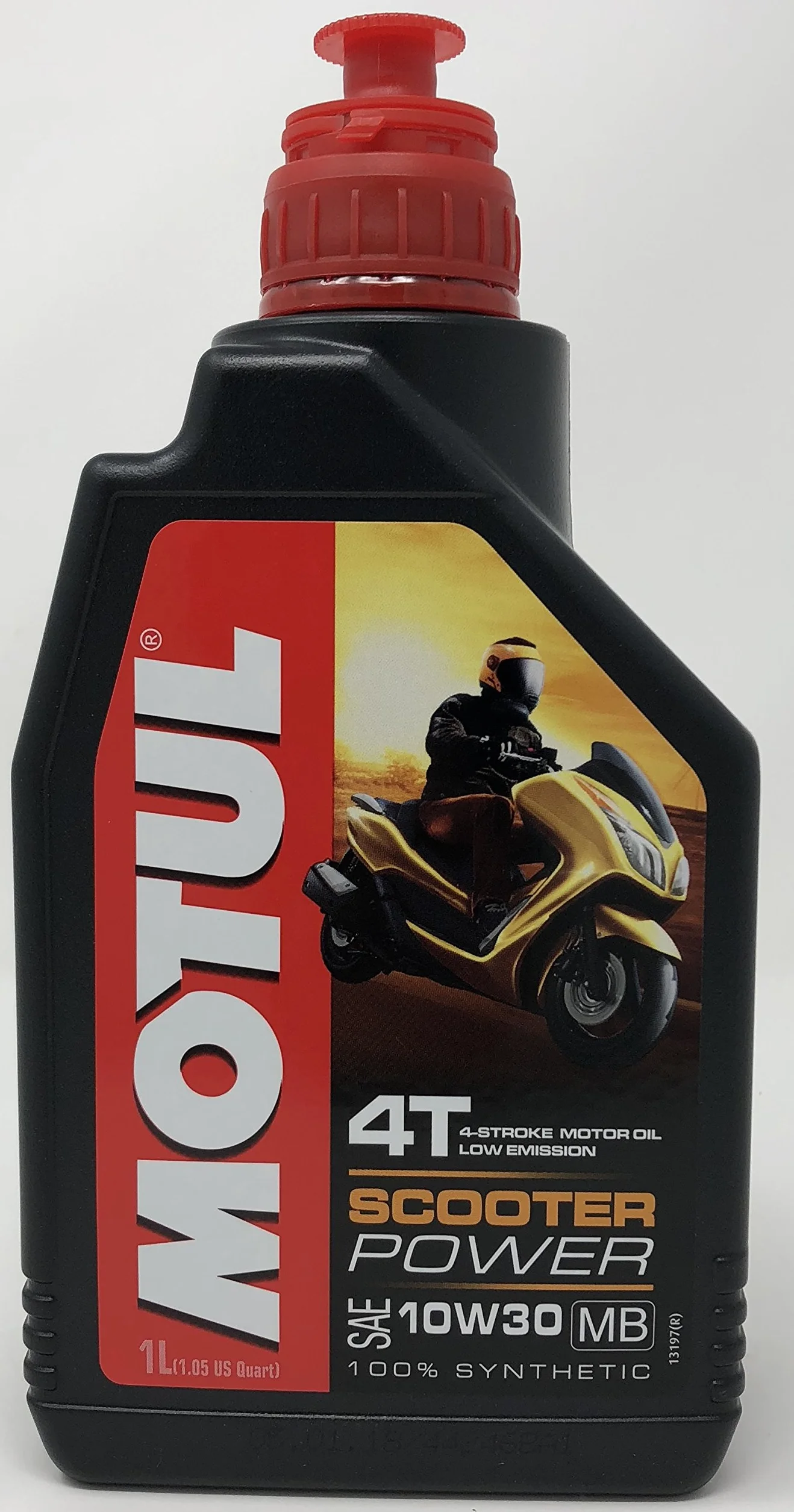 Motul Olio 4 Tempi Moto Scooter Power 4T 10W30 MB, 2 Litri (2 x 1 Lt)