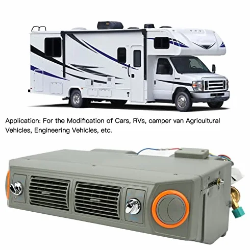 Evaporatore Aria Condizionata 12V Universale Sotto Cruscotto 3 Velocità Vento Temperatura Regolabile per Camper Auto Camion