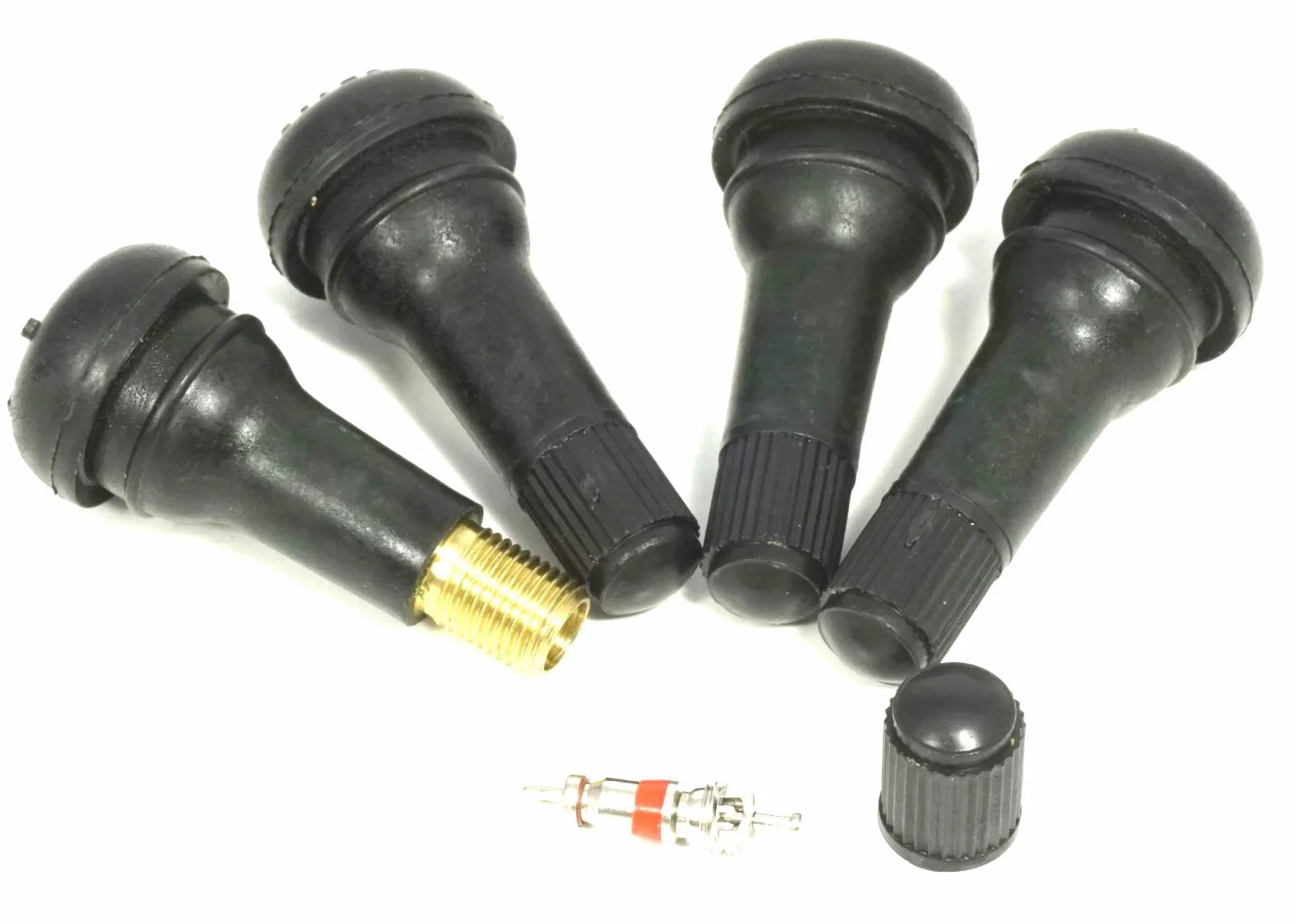 TR413 Confezione da 4 valvole innescabili per pneumatici Lunghezza 43 mm
