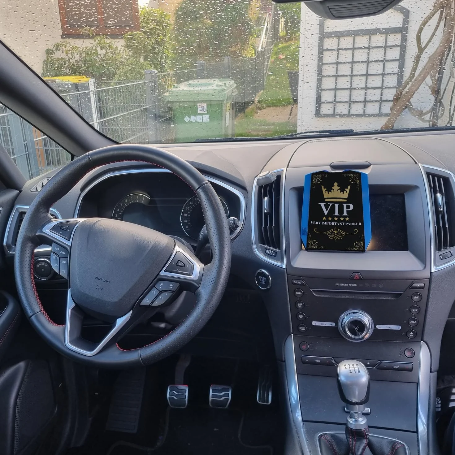 VIP Disco di parcheggio con scritta divertente 2 chips per carrello