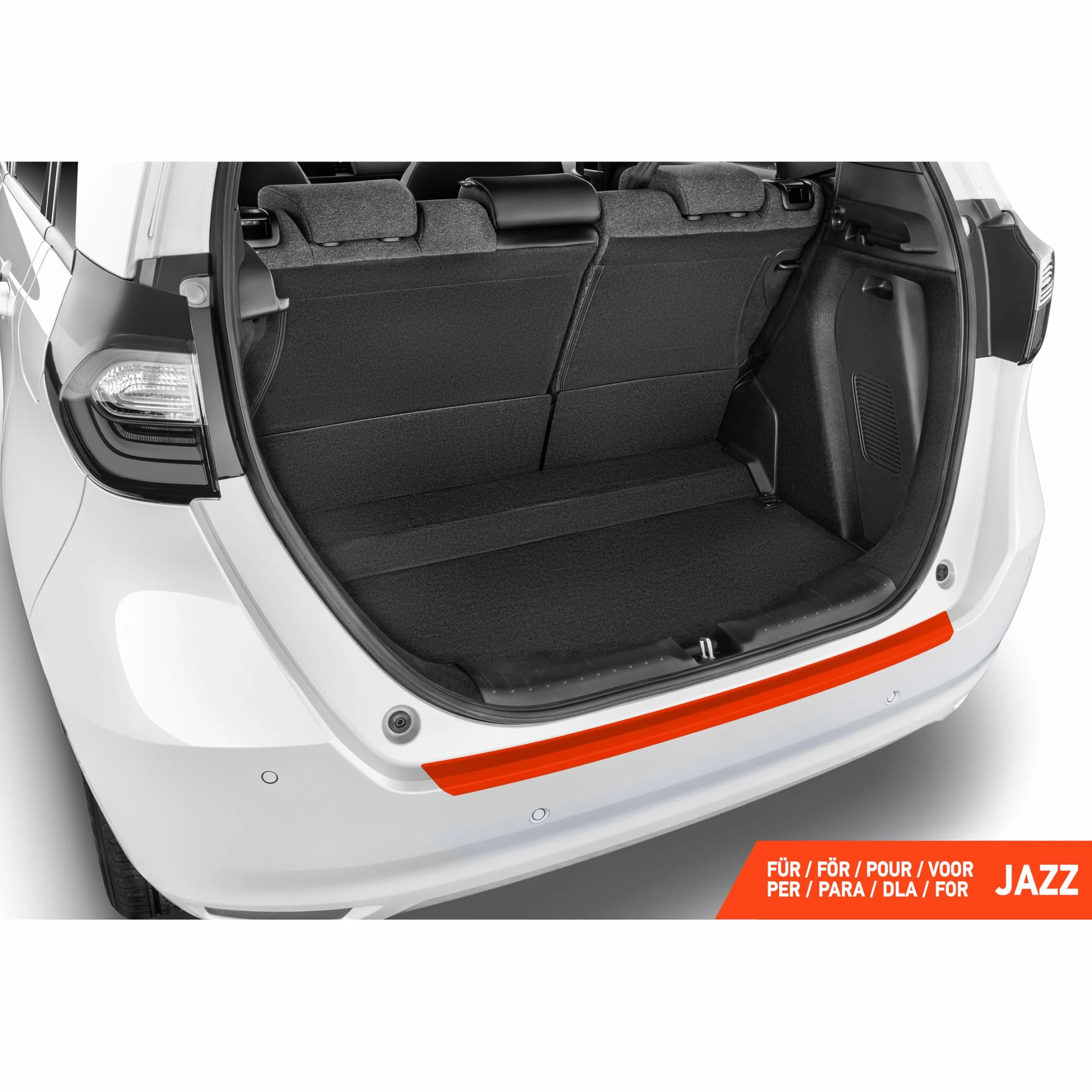 Luxshield Pellicola Protettiva per Bordo di Carico Honda Jazz 4 IV 2020-2026 Carbonio Nero