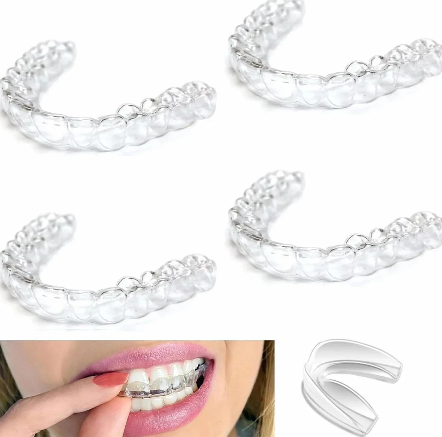 Bite Dentale Automodellante Anti Russamento Notturno Digrignare Denti Bruxismo