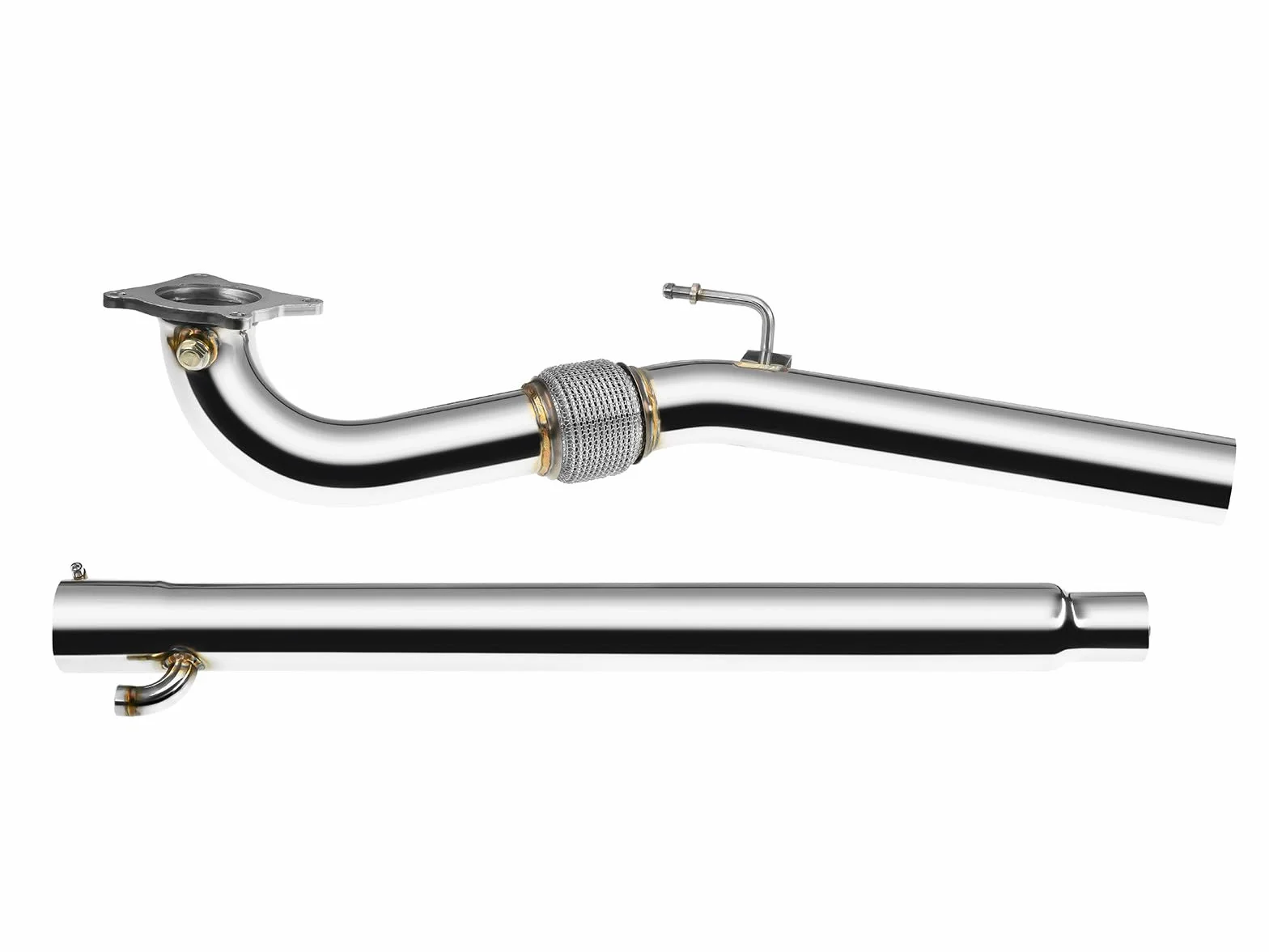 fmic.eu PERFORMANCE Downpipe per VOLKSWAGEN Scirocco 2.0 TSI Mk3 2009-2016 tubo di scarico Acciaio inossidabile Auto Tubo Scarico