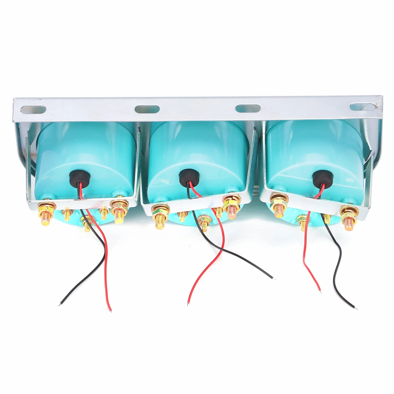 Tbest M10x1 52mm 3 in 1 Misuratore di Temperatura dell'Acqua ＋ Pressione dell'Olio ＋ Tensione Combinazione Strumento per Auto Modifica