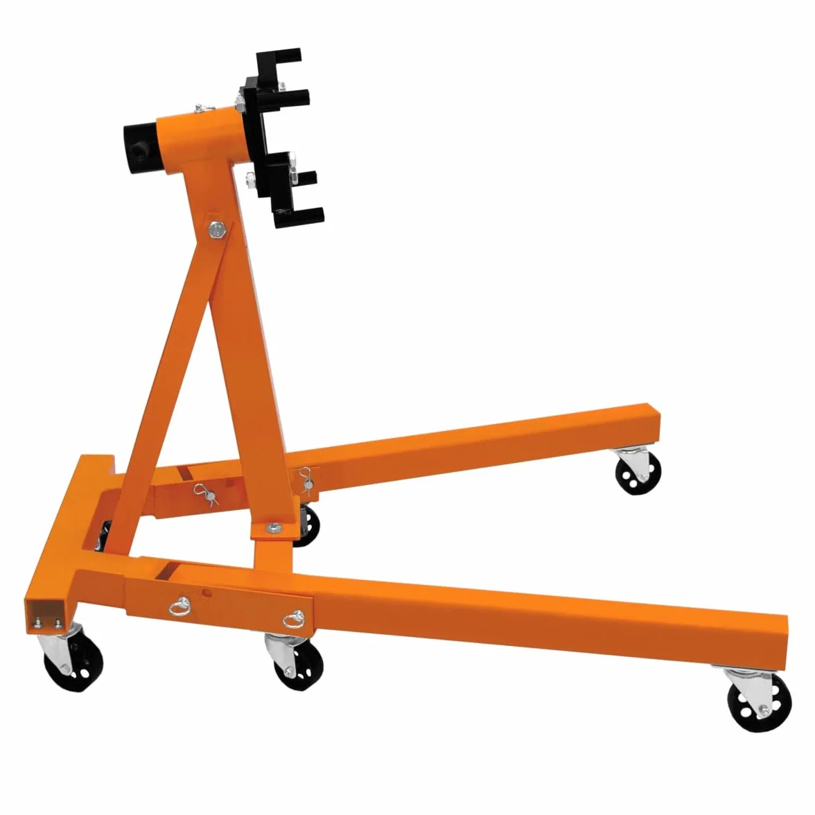 Supporto per cambio motore 900kg Rotazione 360° Altezza 810mm 6 Ruote 2 Freni Carrello professionale