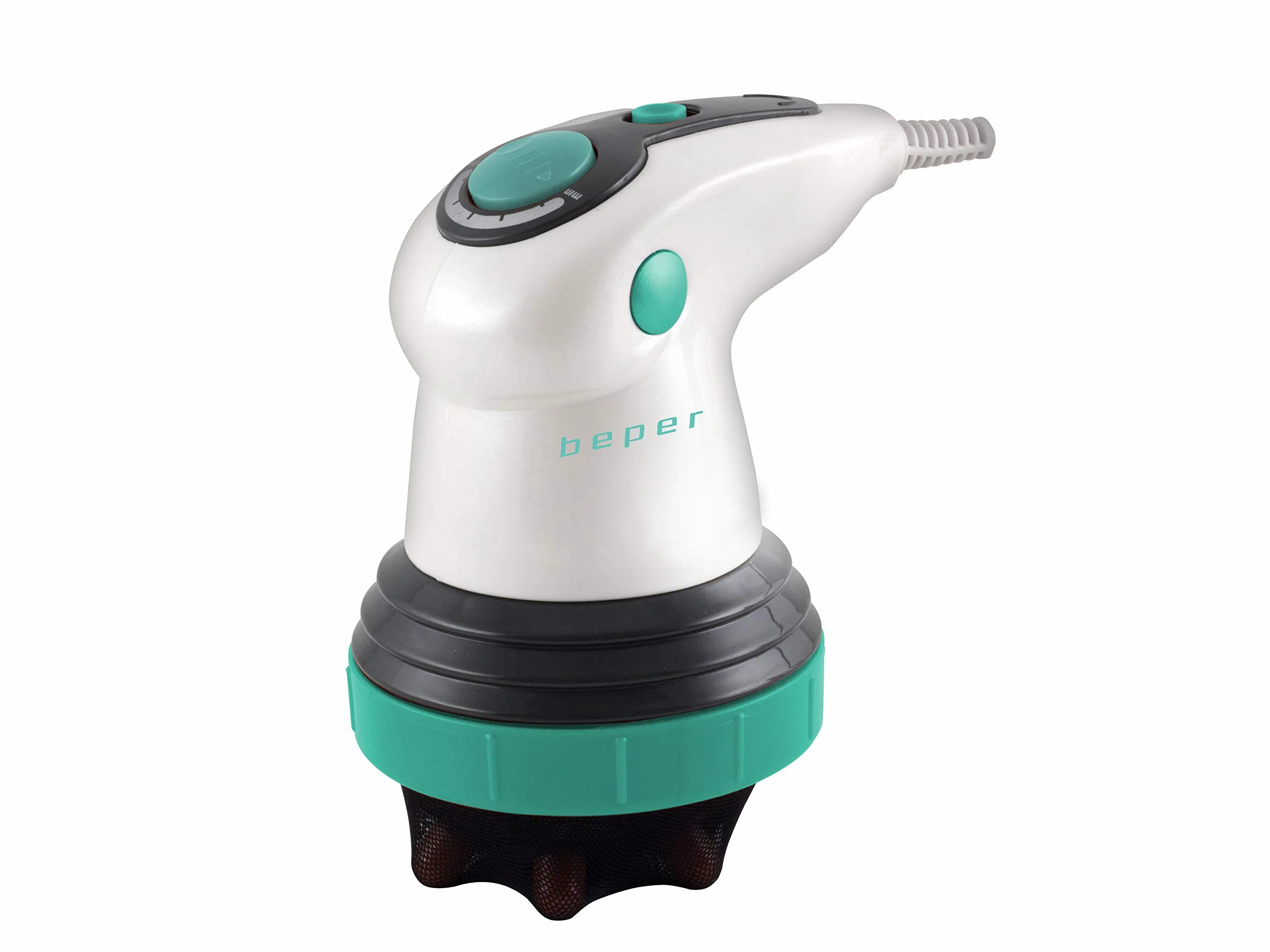 BEPER 40.500 Massaggiatore Anticellulite 4 in 1, Massaggio a Raggi Infrarossi, Tripla Azione Circolare, 25 W