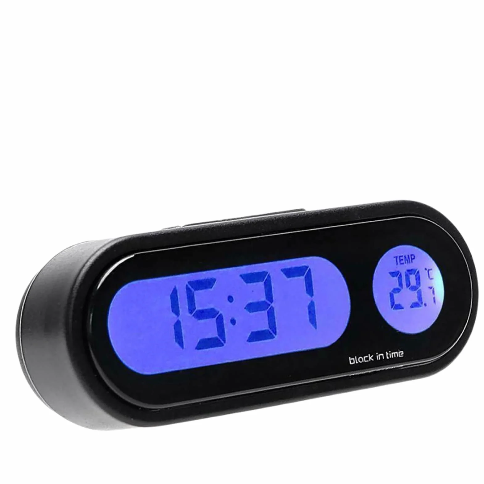 SPORTARC Orologio da cruscotto per auto, con display LCD, digitale, elettronico, a LED, con retroilluminazione, per interni ed esterni