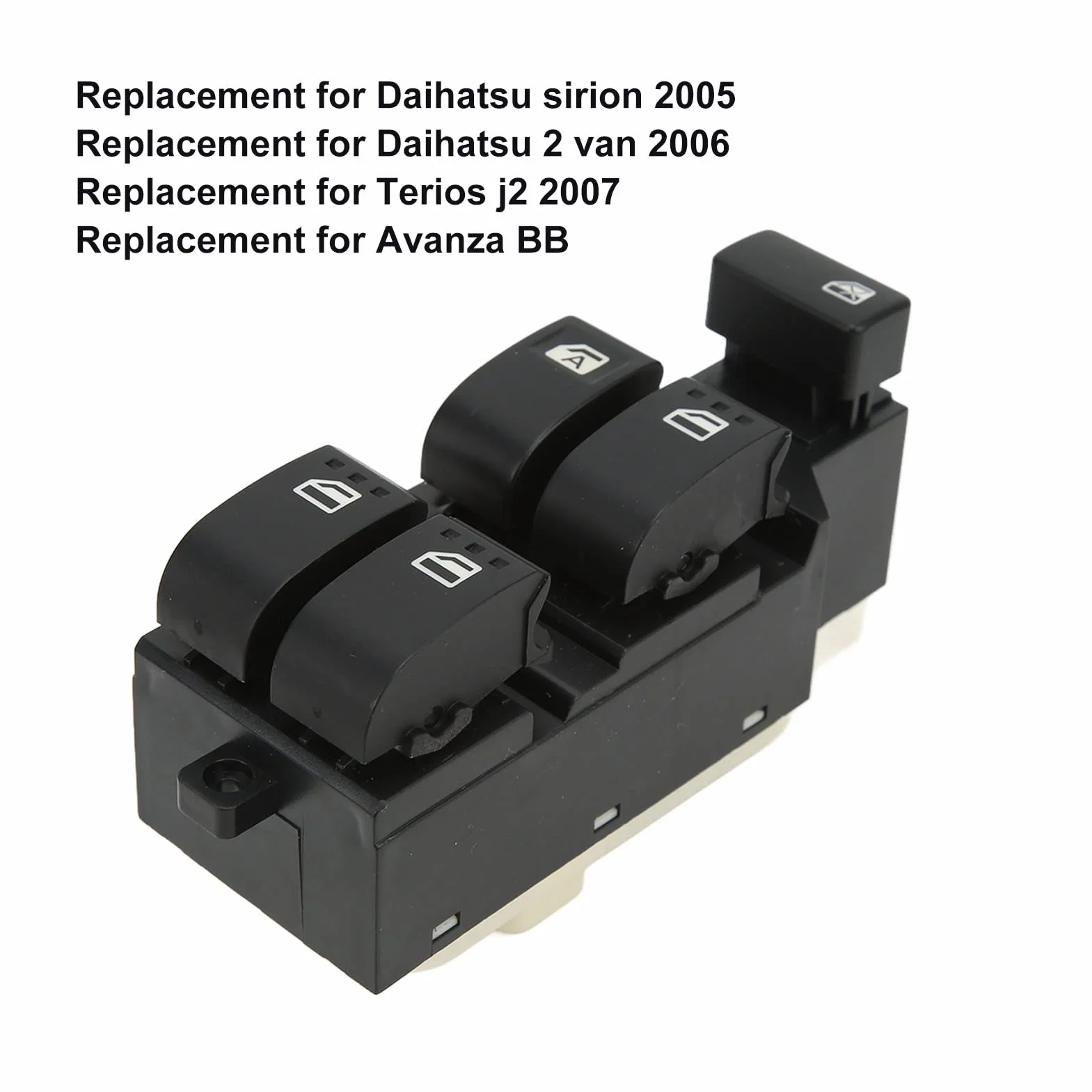 Interruttore Alzacristallo Elettrico 84820 B4030 Sostituzione a Risposta Rapida ABS per Daihatsu Terios
