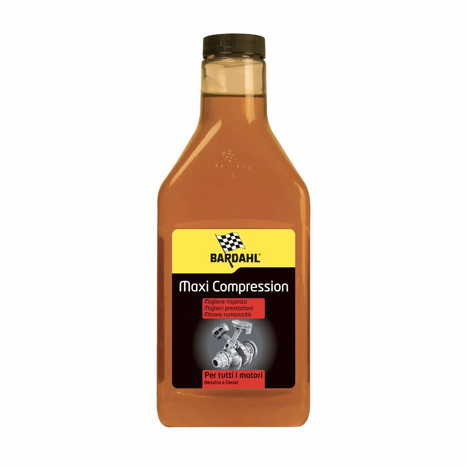 Bardahl Maxi Compression Additivo Olio Motore 473 ml Riduce Consumo Perdite Olio Diesel Benzina