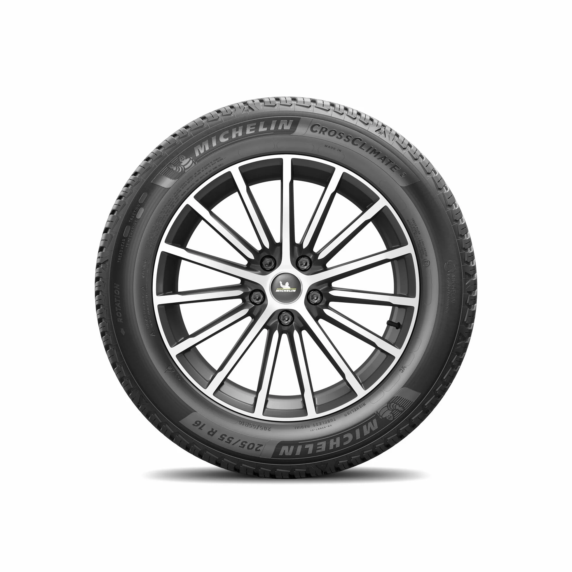 Pneumatico Tutte le stagioni Michelin CROSSCLIMATE 2 205/55R16 91V