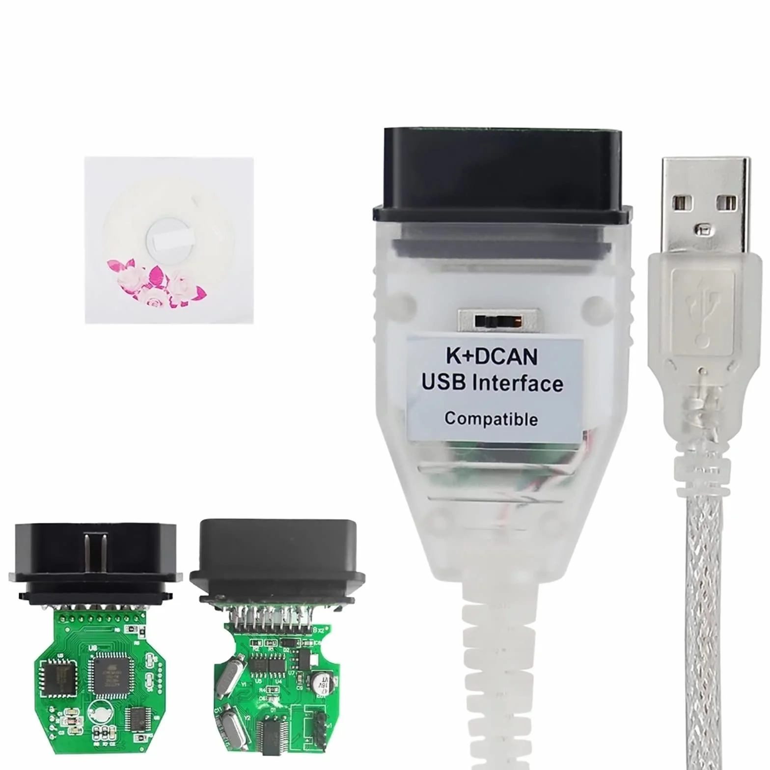 DCAN K+Ediabas K-Dcan Cable Compatible BMW Ista