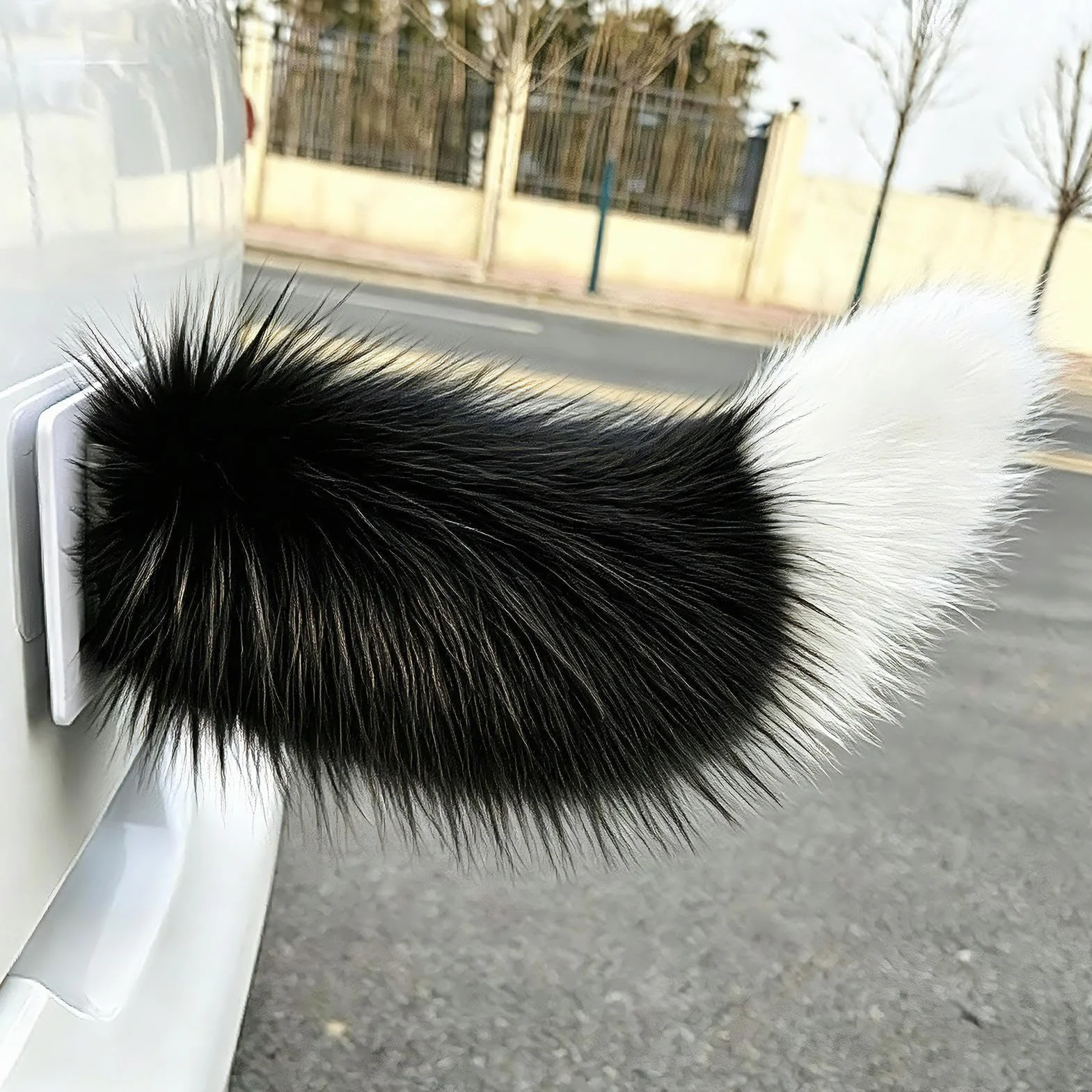 Coda Elettrica Auto Telecomando, Coda Di Peluche Che Si Muove Auto, Simpatica Soffice Codas Mobile Muove Autos Decor, Ricaricabile Animale Peluche Codas Mobile Decorazione Autos, Per Camion Moto