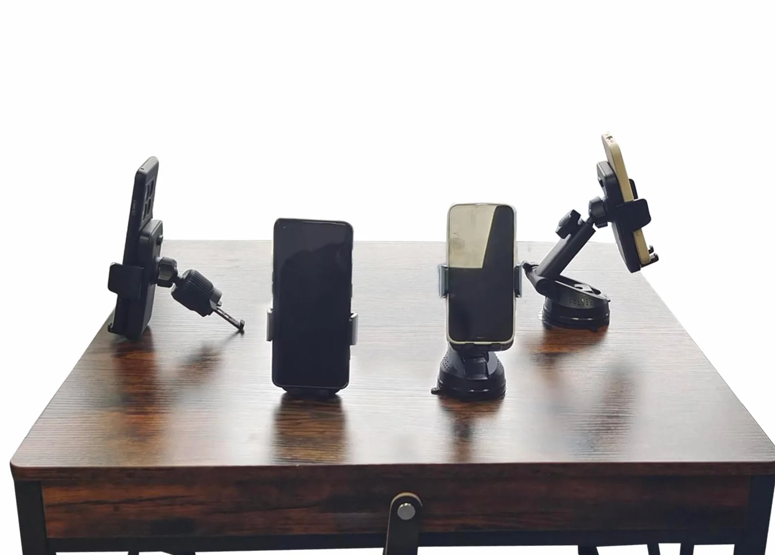Porta Cellulare Auto [Clip Gancio Militare] 360 Gradi di Rotazione Supporto Telefono Auto Macchina Reggi Portacellulare per interni Universale Smartphone