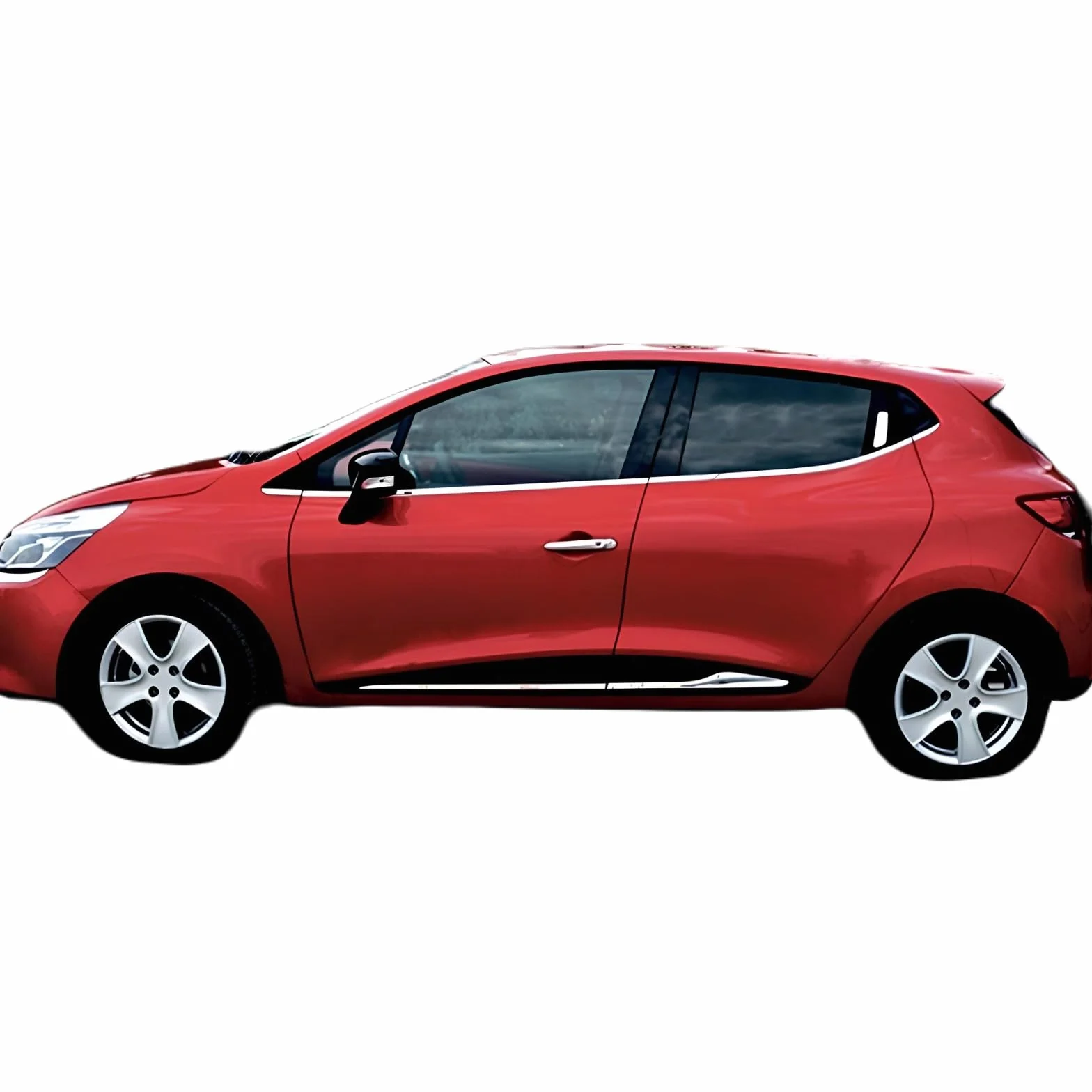 Listelli finestrini cromati Acciaio Inossidabile per Renault Clio IV HB 2012-2018 8 Pezzi