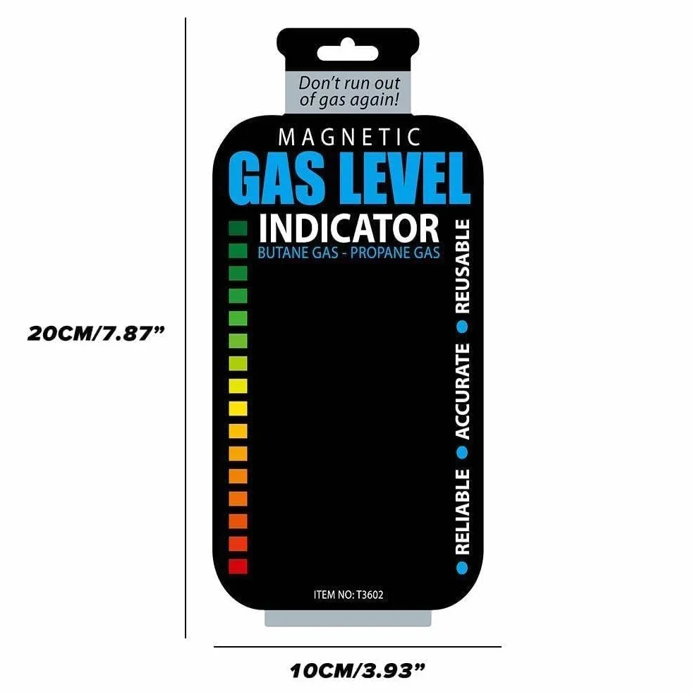 1 pz Indicatore di livello di gas Pratico propano butano GPL Carburante Gas Serbatoio Stick Indicatore di livello magnetico Misura Accessori