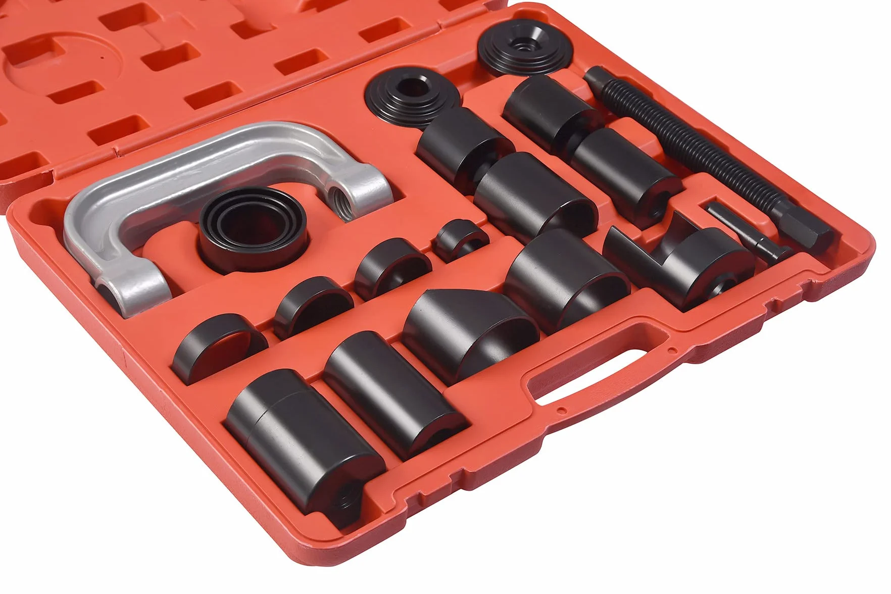 Kit Pressa per Giunto Sferico DHA 21 Pezzi Resistente Strumento Rimozione Giunto a U Adattatori 4x4