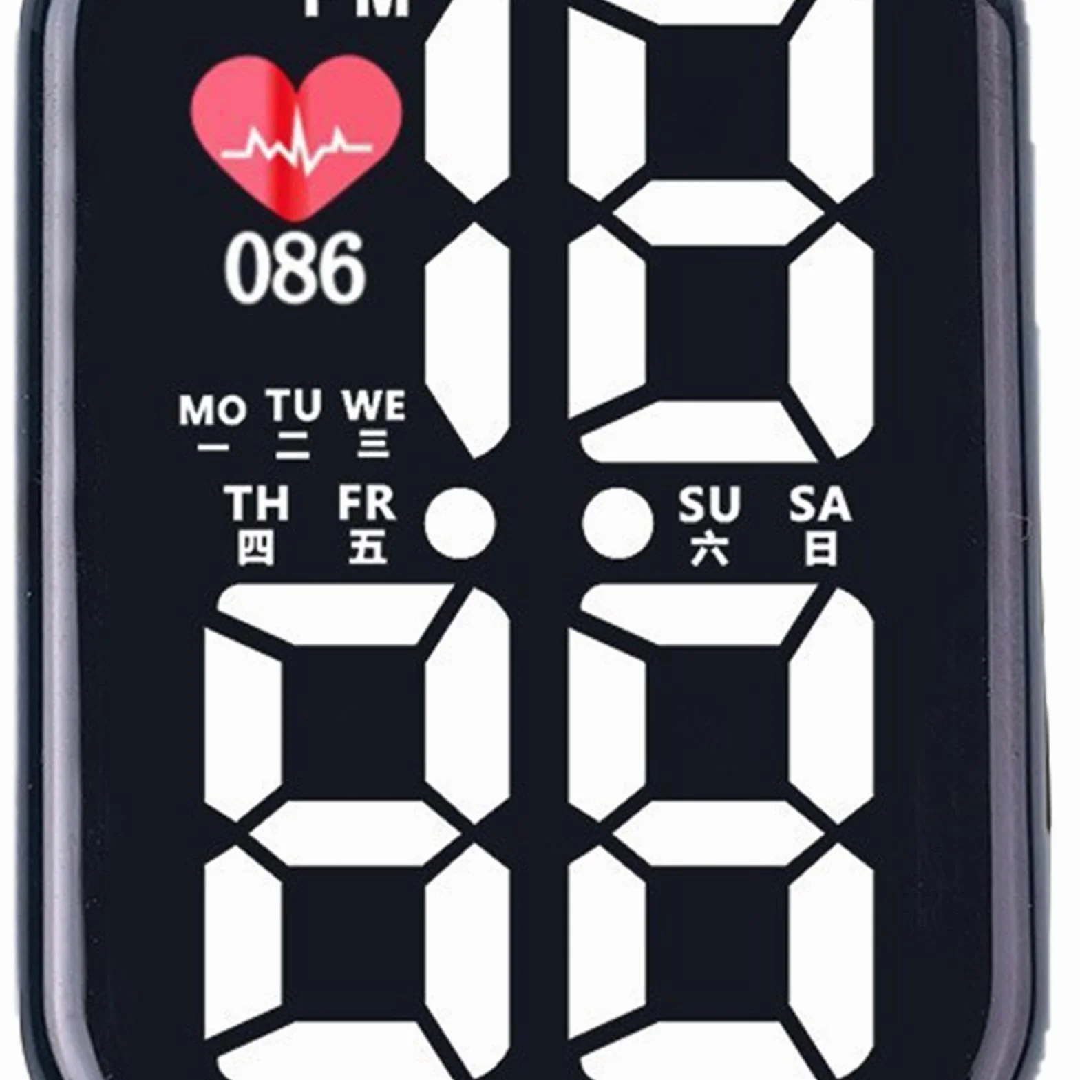 Mini orologio per auto, impermeabile, orologio digitale da cruscotto autoadesivo da 2 cm, per auto, camion, SUV, camper, bicicletta, barca, gadget per interni del veicolo, display intelligente HD per