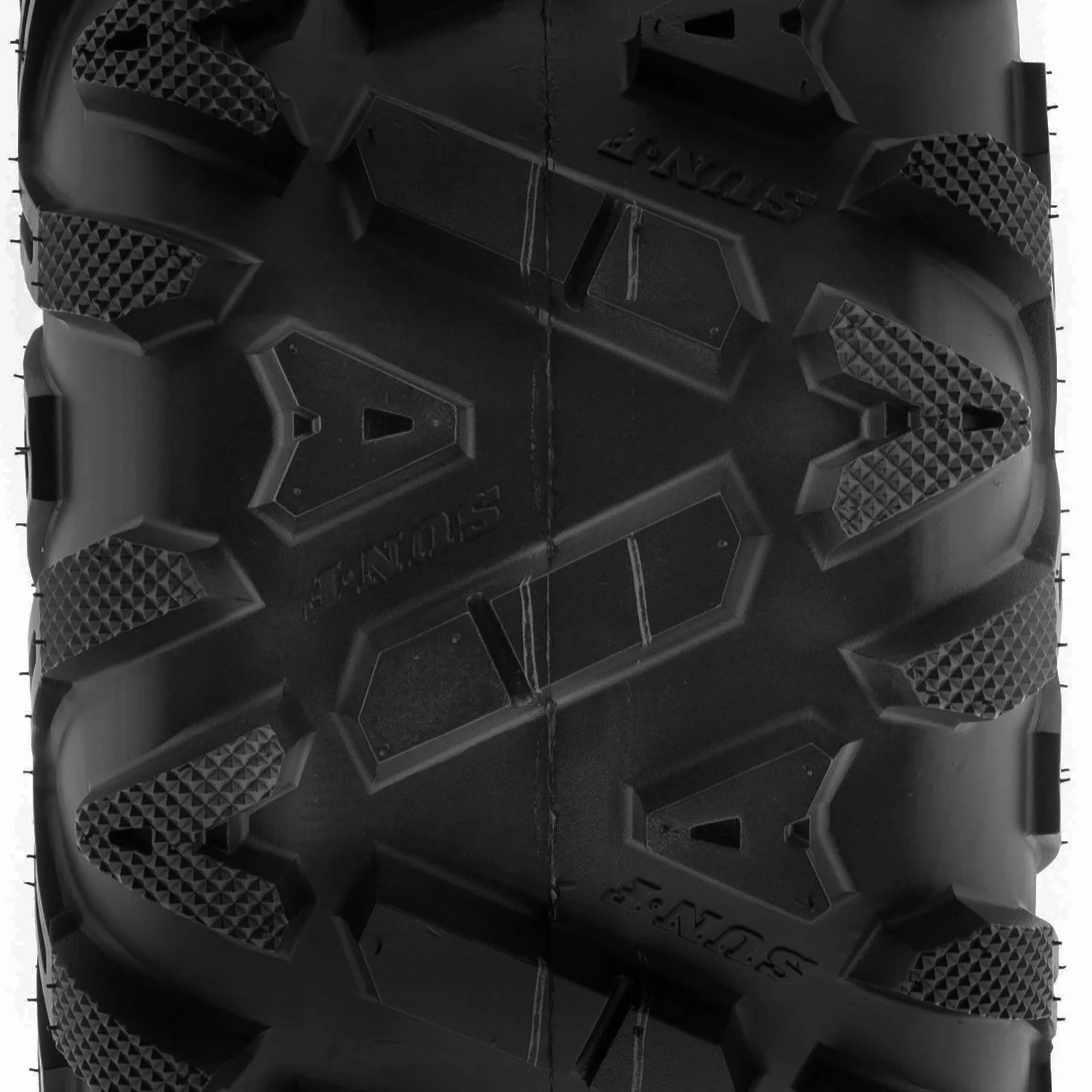 SunF A033 25x8-12 25x8x12 Quad ATV UTV Pneumatici, 6 PR, Tubeless Quad Pneumatici POWER I E4 Mark, set di 2