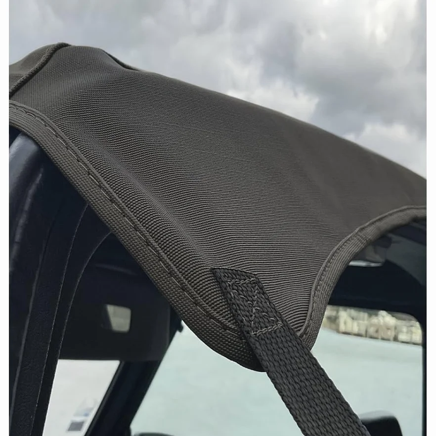 Bâche Bikini Military Khaki Suzuki Santana Vitara MK1 4x4 Vinyle Coton Tétière Amovible