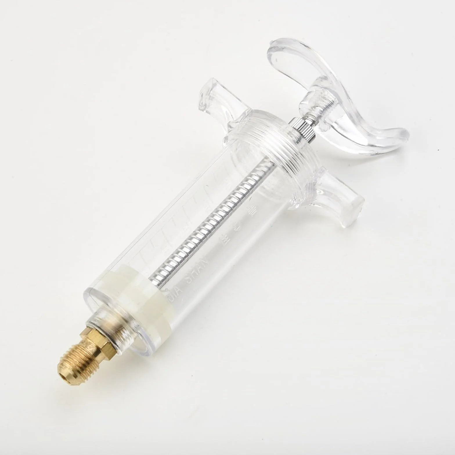 Iniettore olio tintura 30 ml accoppiatore rapido SAE lato basso 1/4 pollice distributore lubrificante compressore AC HVAC R134A