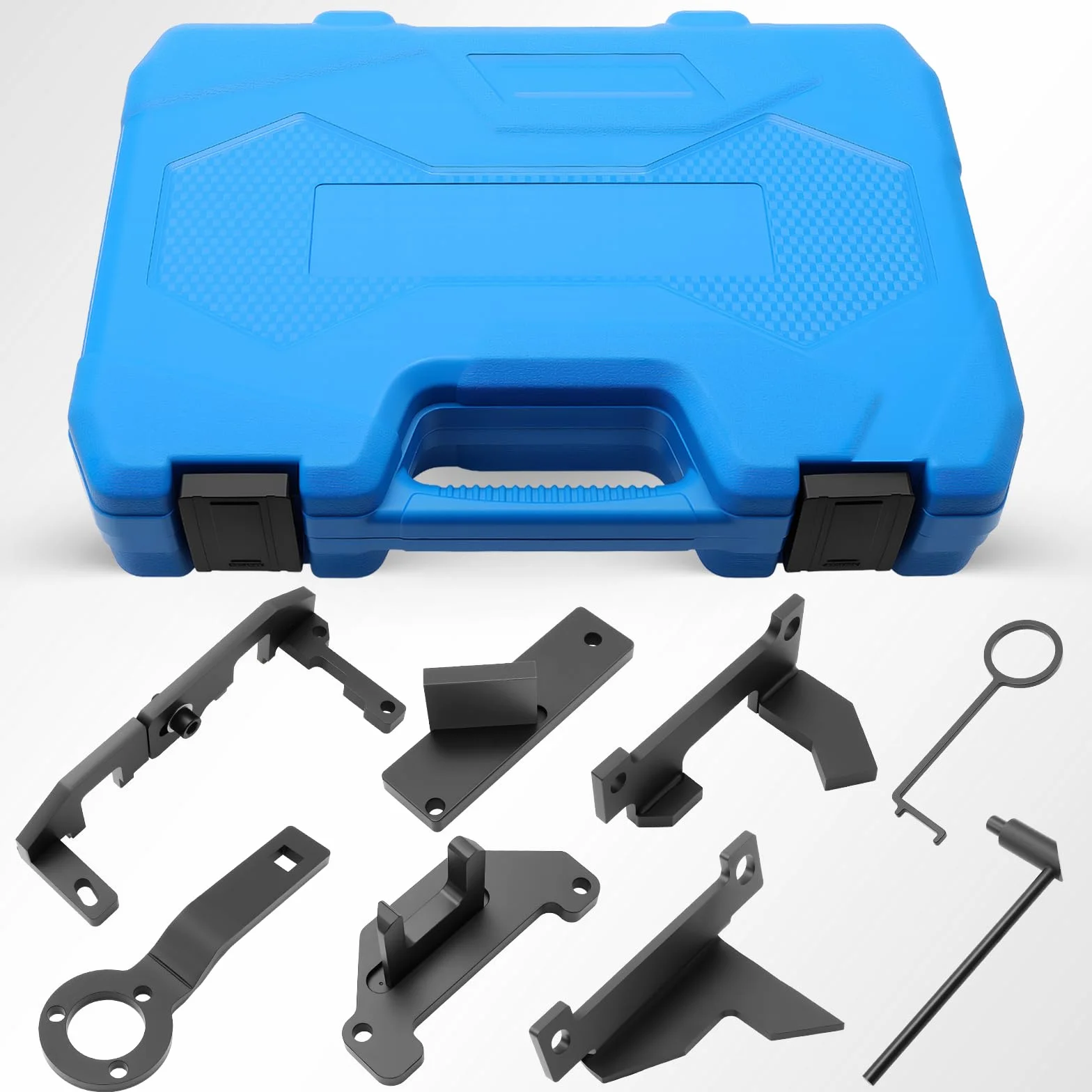 KAOLALI Kit di Strumenti per la Messa a Punto del Motore, Strumento di allineamento dell'albero a camme del Motore con Citroën Peugeot PSA Opel Toyota 1.0 1.2 VTI/VVT/GDI PureTech EB0(ZMZ)