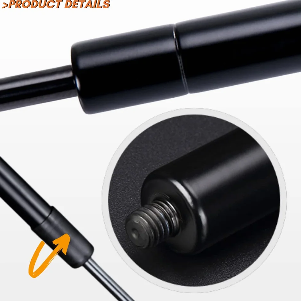 JINGLINGKJ PM1068 0515WI 4527005H01 2007-2016 Suzu-ki Burgman 400 sedile regolatore ammortizzatore ammortizzatore a gas caricati 2 pezzi (Black)