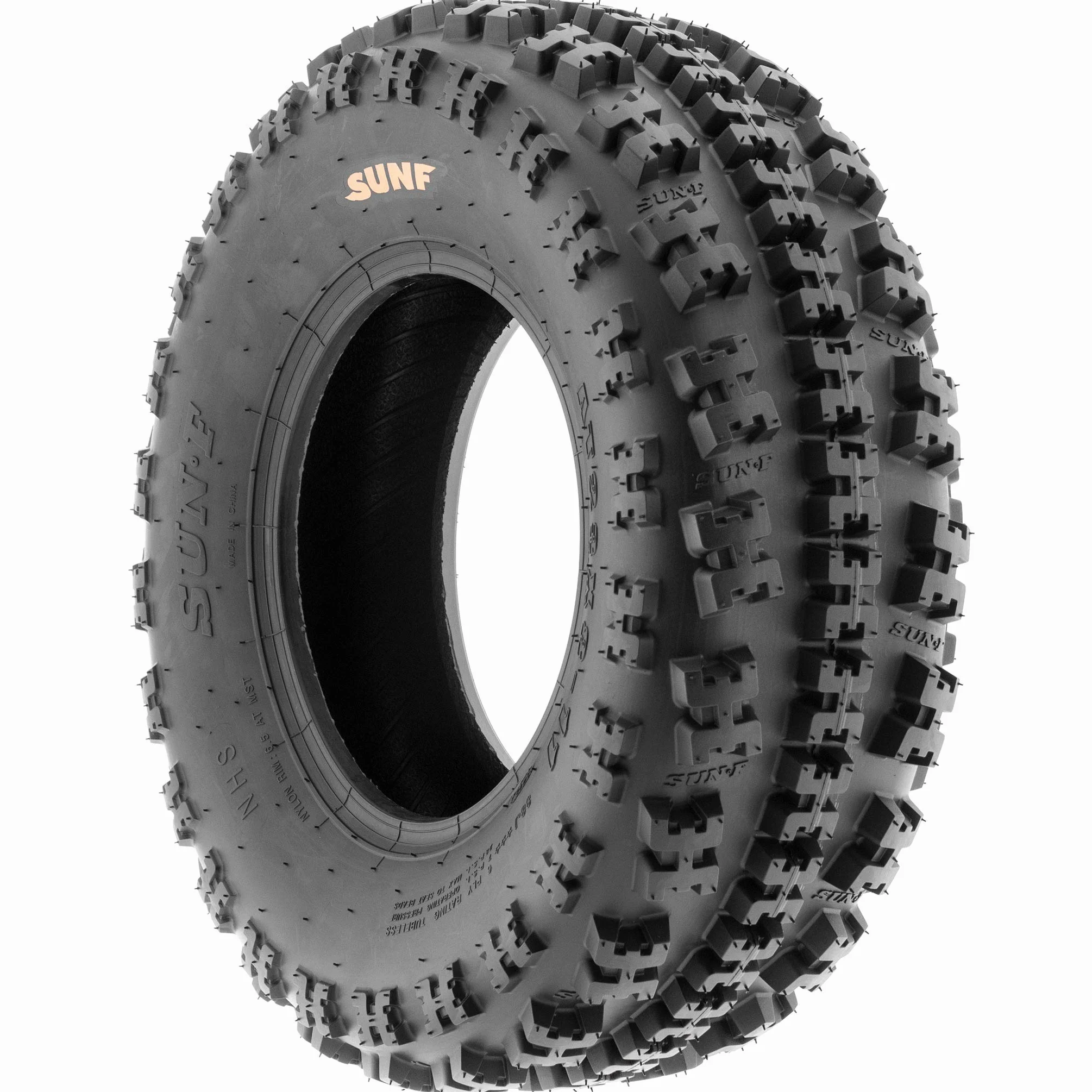 SunF A027 21x7-10 & 20x11-9 Quad ATV UTV Pneumatici, 6PR E4 Mark Tubeless, set di 4