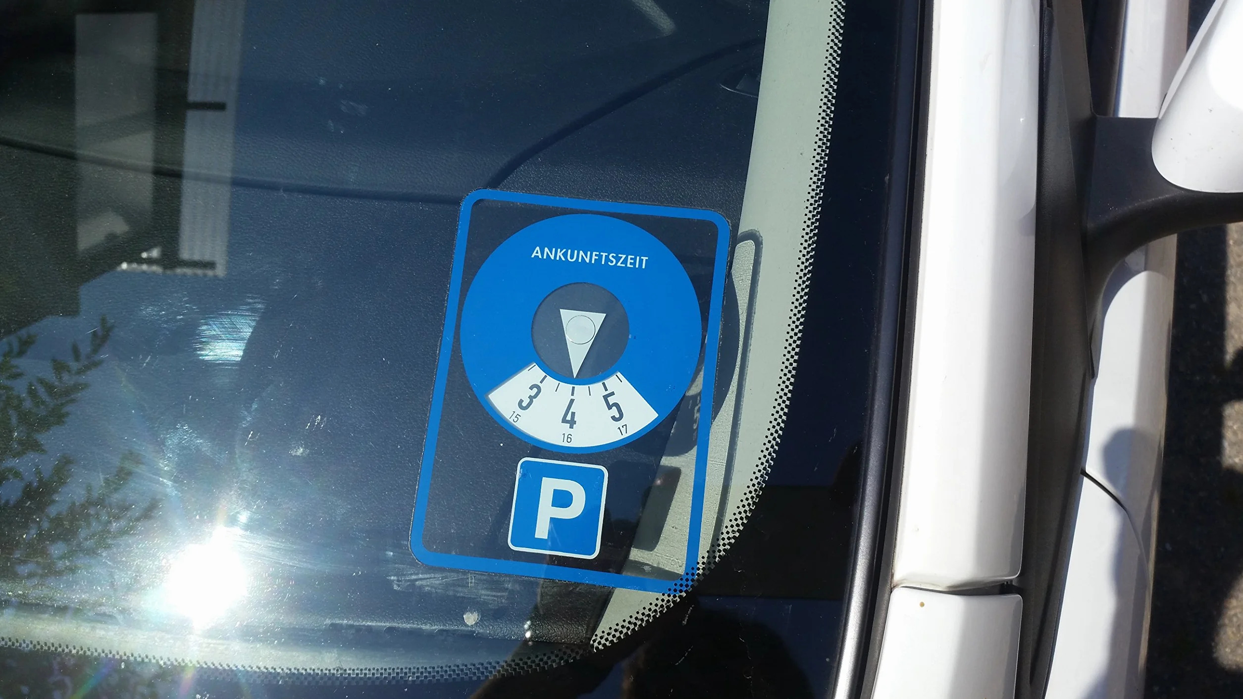 Disco orario autoadesivo variante B