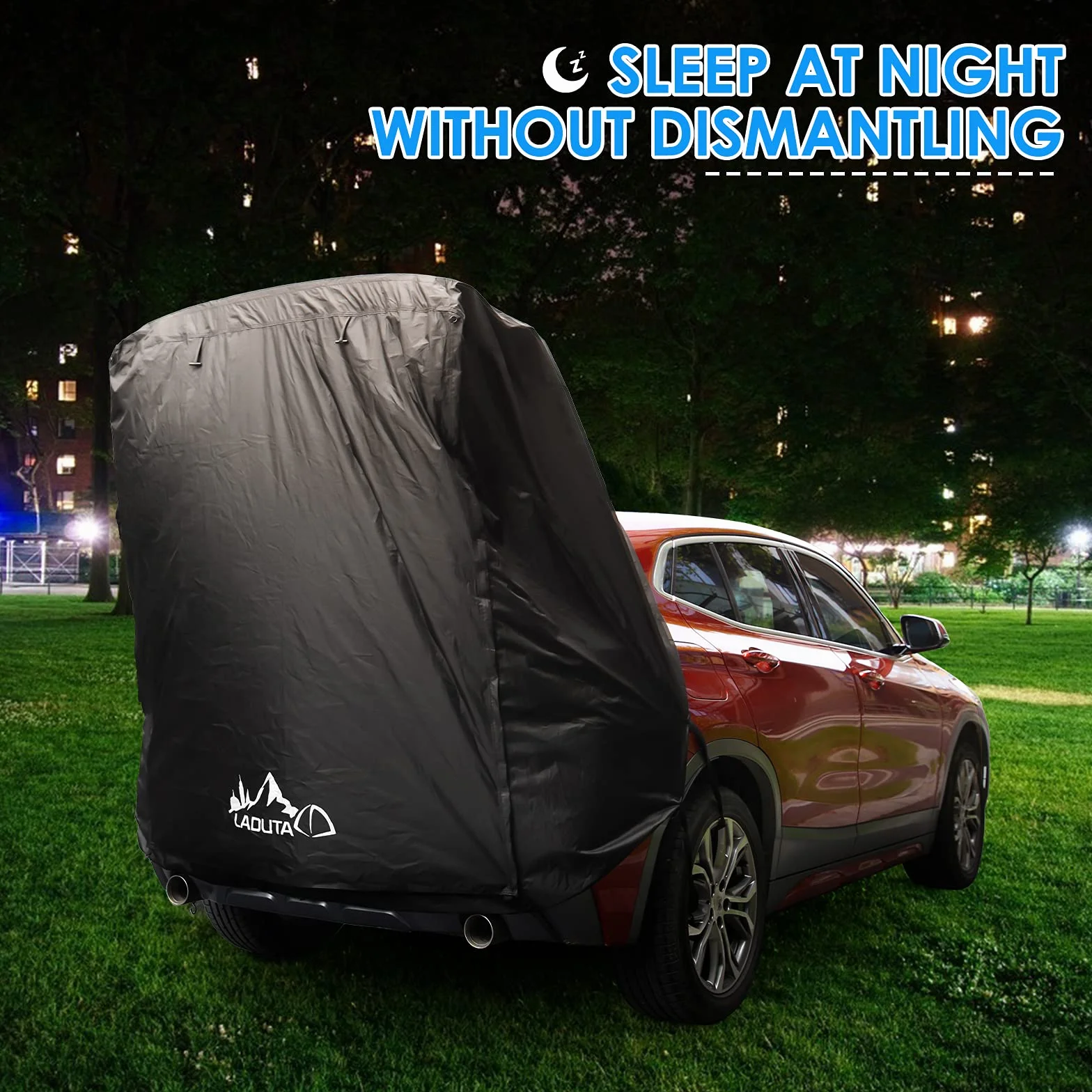 Tenda Parasole per Portellone Posteriore B3 Protezione Solare Impermeabile SUV Campeggio