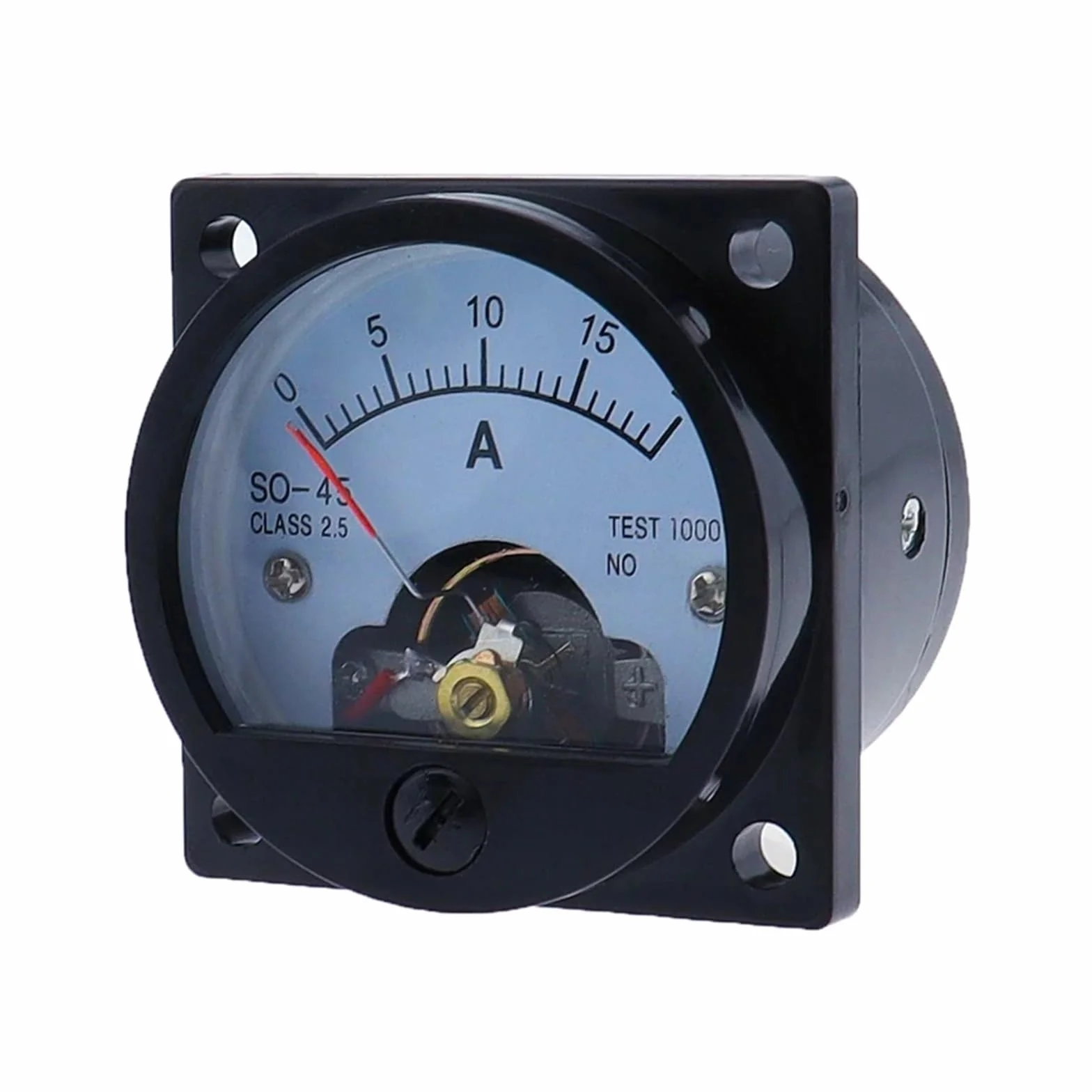 amperometro SO-45 DC Amperometro Analogico Puntatore Misuratore DC1A2A3A5A10A15A20A30A Test Elettrico Corrente Tester(5A)