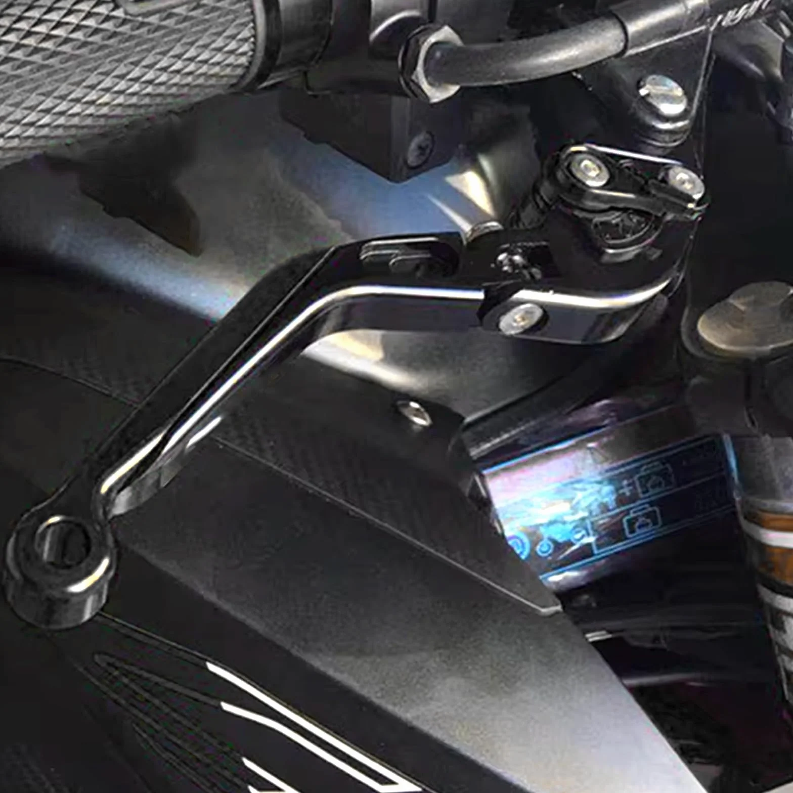 Per TMAX 530 TMAX530 SX DX 2012-2019 TMAX 560 2020 2021 2022 2023 2024 Tech Max Leve Freno Frizione in alluminio Per Moto (Tutto Nero)
