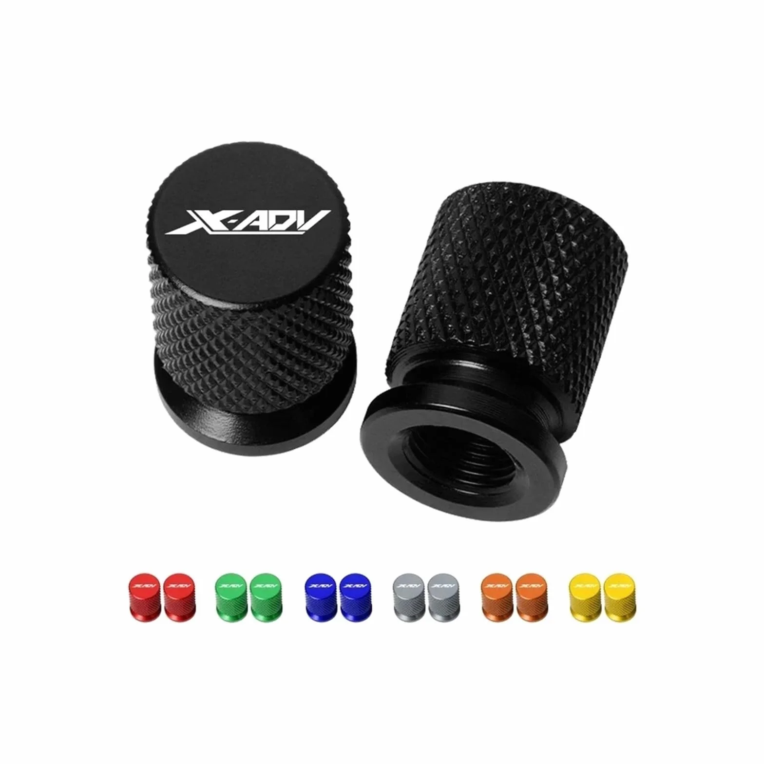 Cappucci per valvole pneumatici Per Hon@&da XADV X ADV X-ADV 750 350 150 2021-2024 2025 Accessori Moto Tappi Coprivalvola Pneumatici In Alluminio CNC(Black)