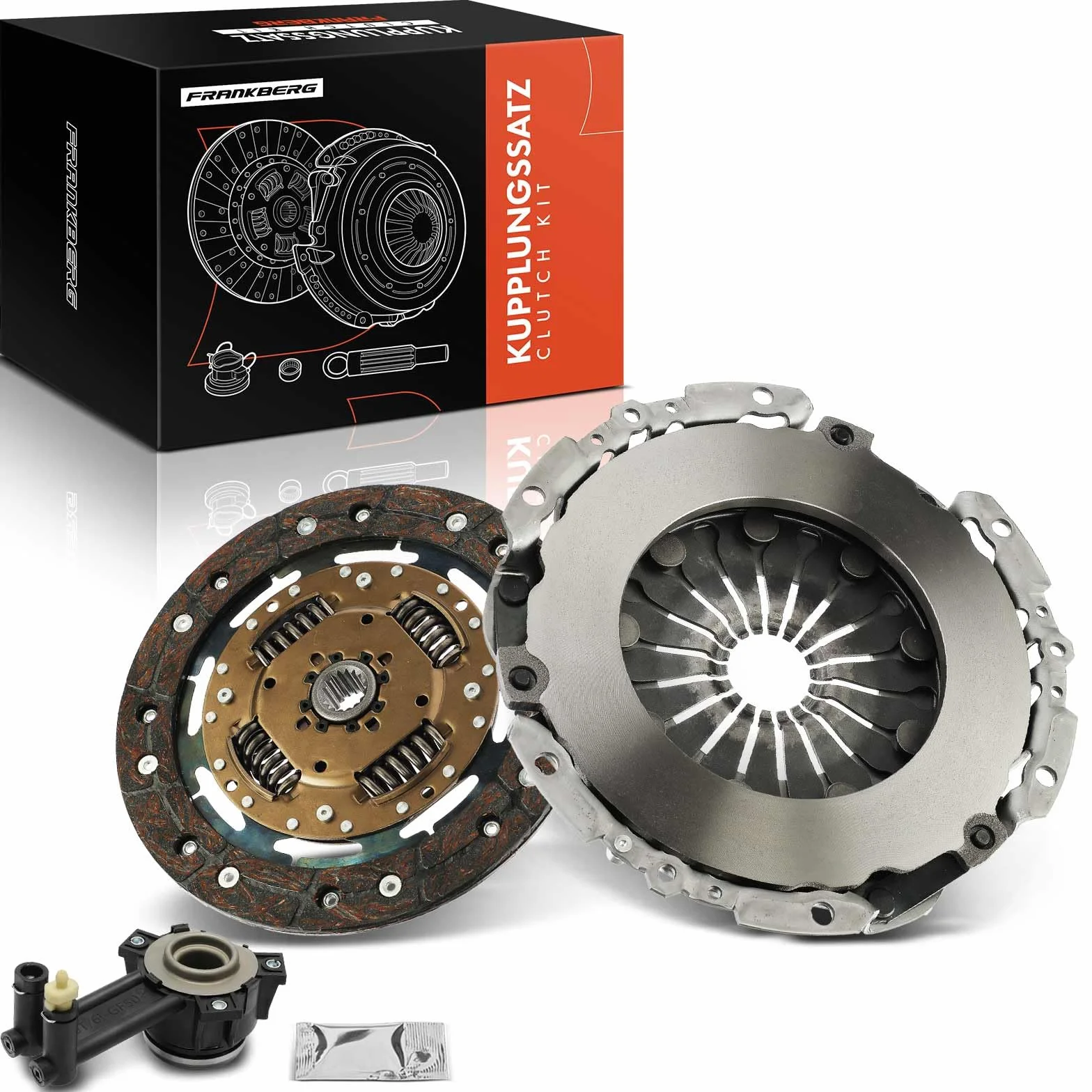 Frankberg Frizione Set frizione Compatibile con Fiesta V JD JH Fusion JU 2 DY Fiesta V Van Replace# 1434878,2S617A564CA