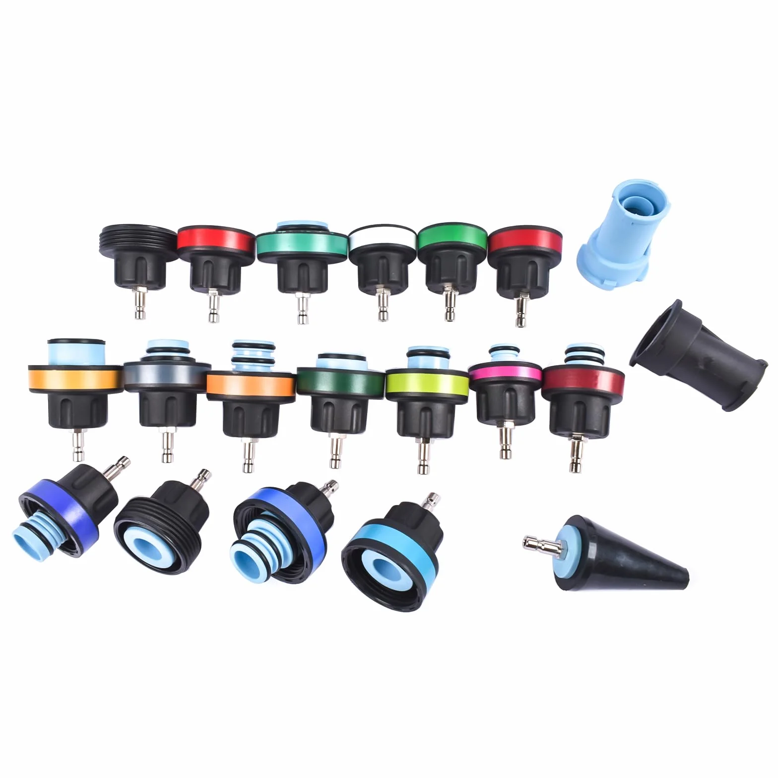 Universale Radiatore Pressione Tester Kit 31 Pezzi per Auto Sistema di Raffreddamento Test