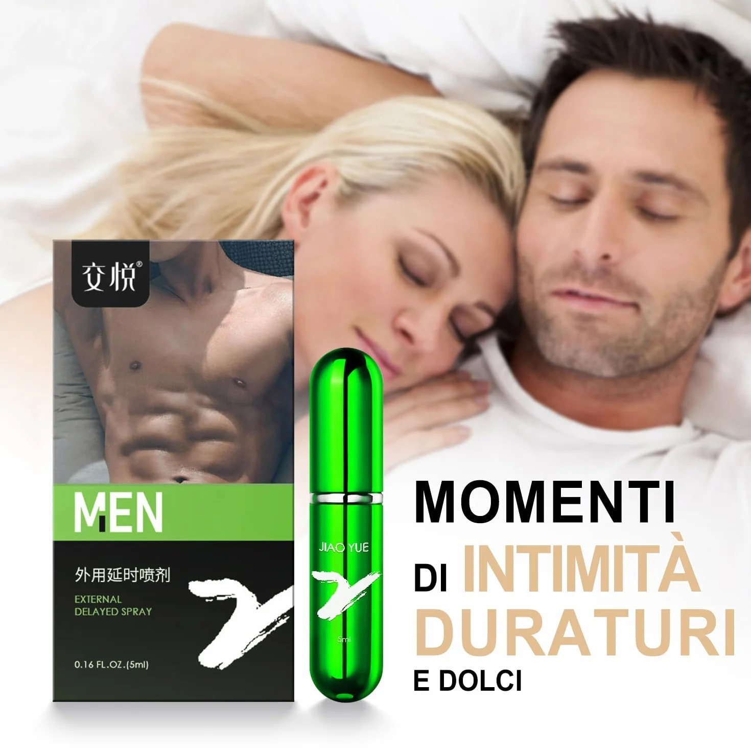 Spray Ritardante 5ml Clinicamente Provato per Durata Prolungata